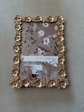 Sheffield Home Gold Floral Ornate Picture Frame